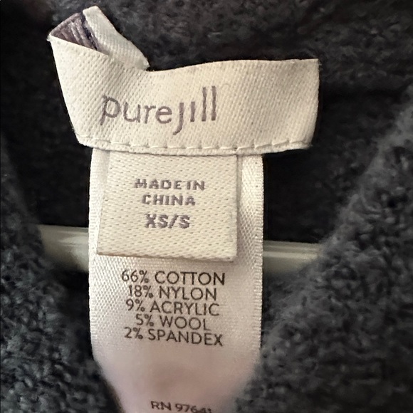 Women's Black Turtleneck Side-Tie Sweater - Picture 2 of 3